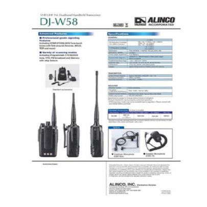 Handy Talky Alinco DJ-W58