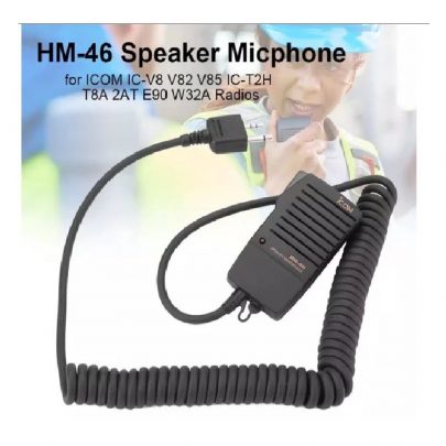 Extra Mic Icom HM-46 Extra Mic PTT - Radio Komunikasi Extra Mic Icom HM-46 Extra Mic PTT