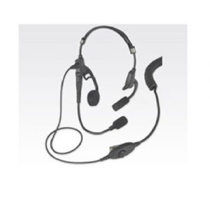 Motorola PMLN5101 features an in-line PTT and noise-cancelling boom microphone, Earpiece, Headset, Handsfree