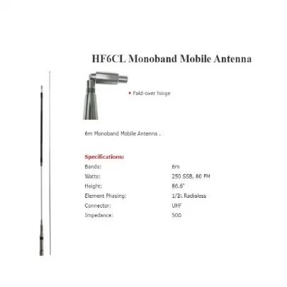 Diamond HF6CL Monoband Mobile Antenna