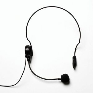 Mag One PMLN6542 Commercial series behind-the-head-style receiver with boom microphone and in-line PTT switch, Motorola, Earpiece, Handsfree, Microphone