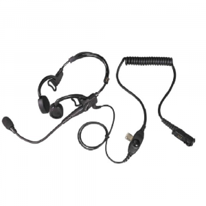 Motorola PMLN6759 IMPRES Temple Transducer Headset with Boom Microphone, Headset, Earpiece, Handsfree