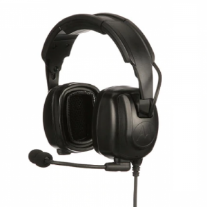 Motorola PMLN7464 Heavy-Duty, Over-the-Head Headset With Noise-Canceling Boom Microphone, Earpiece, Handsfree