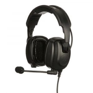 Motorola PMLN7466-Heavy Duty Over-the-Head Headset with Noise-Canceling Boom Microphone, Earpiece, Handsfree