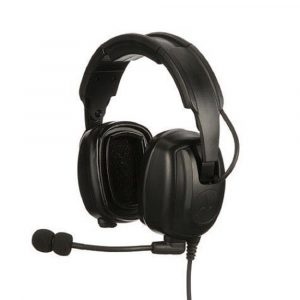 Motorola PMLN7467 Heavy Duty Over-the-Head Headset With Noise-Canceling Boom Microphone, Earpiece, Handsfree, Microphone