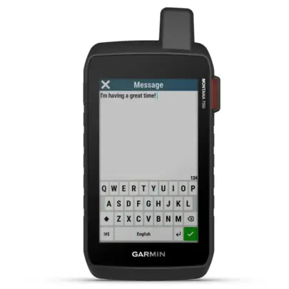 Handheld GPS Garmin Montana 750i.