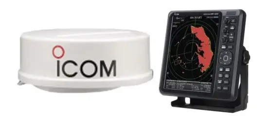 Radar Kapal Icom MR-1220R4 dan Scanner Icom SC-R40.