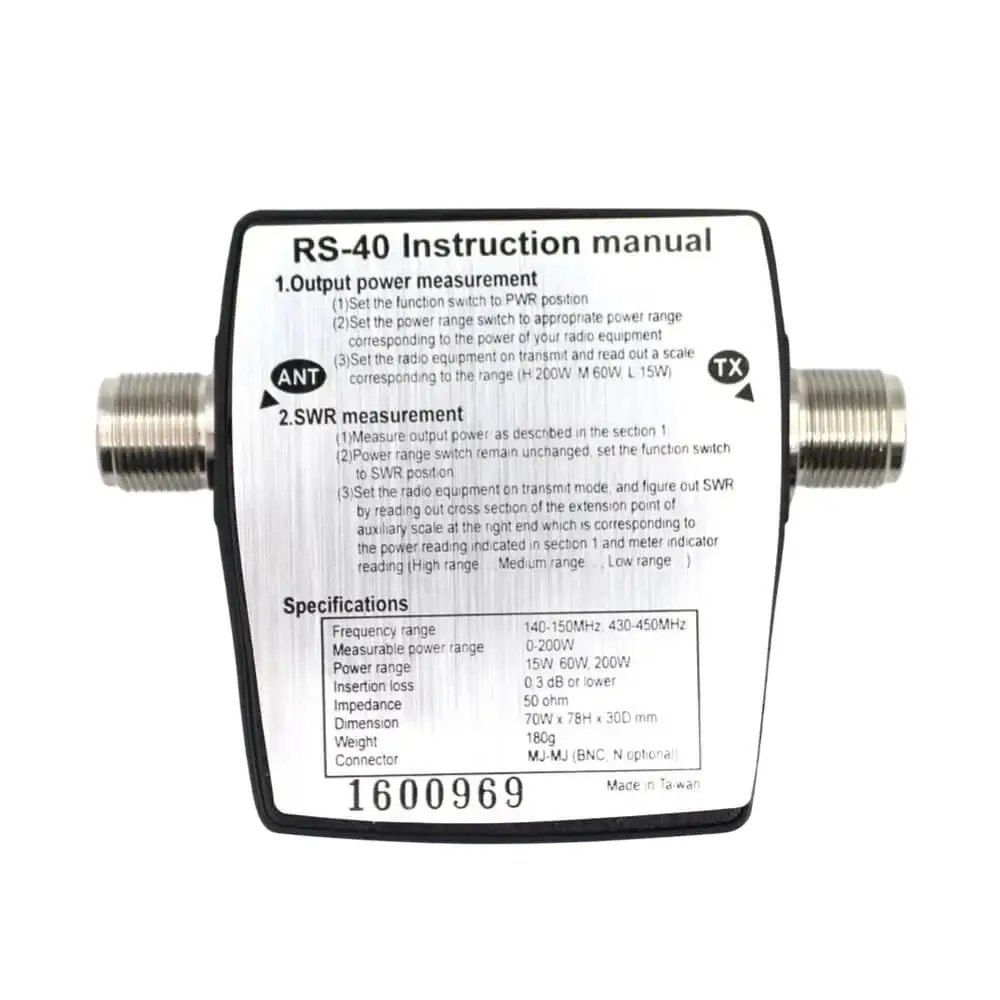 SWR Power Meter Nissei RS-40